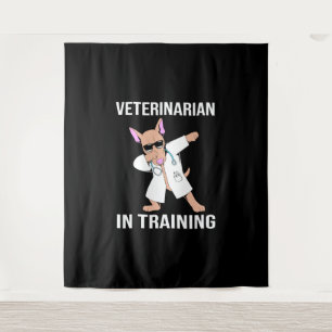 Dierenarts Hond Zonnebril Huisdier Wandkleed