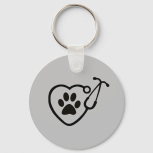 Dierenarts hoort Sleutelhanger handpoot