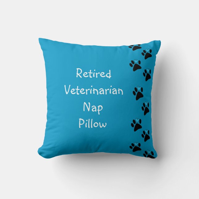 Dierenarts in ruste Nap Pillow Kussen (Voorkant)