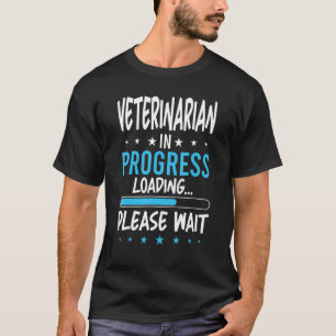 Dierenarts in uitvoering t-shirt