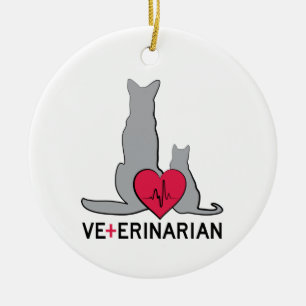 dierenarts keramisch ornament