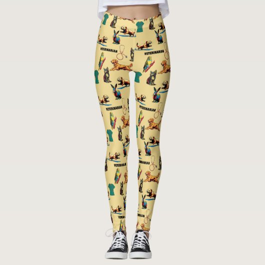 dierenarts leggings (Voorkant)