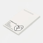dierenarts post-it® notes (Schuin)