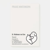 dierenarts post-it® notes (Voorkant)