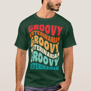 Dierenarts  Retro 60s 70s 80s Vibes T-shirt