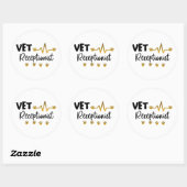 Dierenarts Ronde Sticker (Vel)