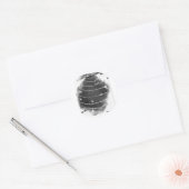 Dierenarts Ronde Sticker (Envelop)