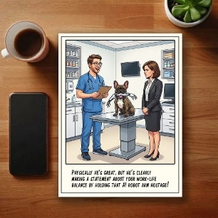 Dierenarts SEH Avonturen Cartoon Briefkaart