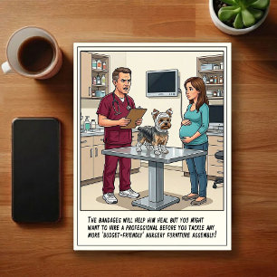 Dierenarts SEH Avonturen Cartoon Briefkaart