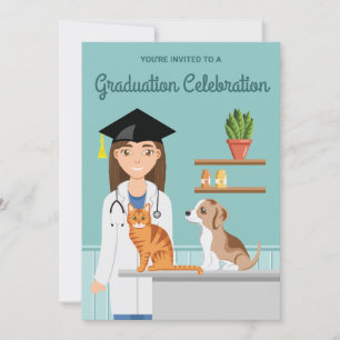 Dierenarts Student Veterinaire DVM Afstuderen Kaart