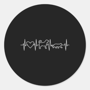 Dierenarts Vet Tech Dier Ronde Sticker