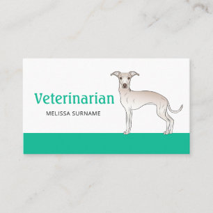 Dierenarts Veterinair Technicus Crème Italiaanse G Visitekaartje
