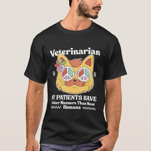 Dierenartspatiënten T-shirt (Voorkant)