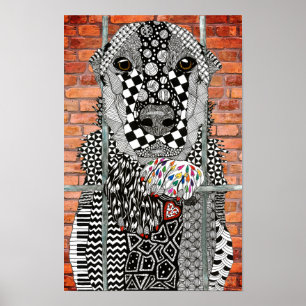 Dierenasiel Hond Adoptie Canvas Poster
