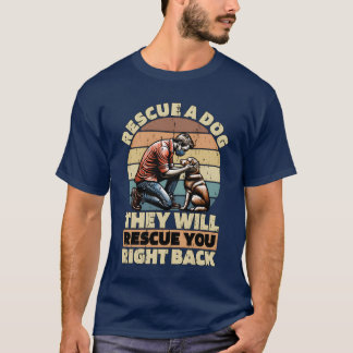 Dierenasiel Red Een Hondhey Zal Dierenliefhebber g T-shirt