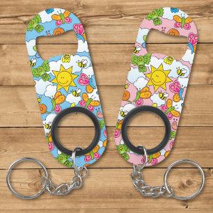 Dierenbaby's Achtergrond Mini Flessenopener