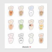 dierenballon sticker (Vel)