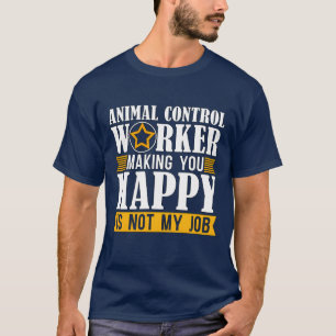 Dierenbeambte Dierencontrole Reddingshond Officer T-shirt