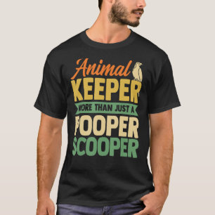 Dierenbediende meer dan alleen een pooper Cooper A T-shirt