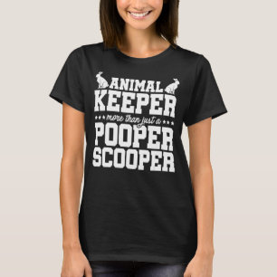 Dierenbediende meer dan alleen een pooper Cooper A T-shirt