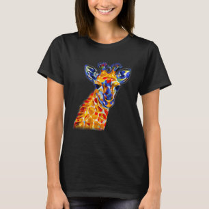 DierenBlijSpelendeKleurrijkeGiraffe T-shirt