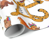 DierenCartoon Cadeaupapier (Rol Hoek)