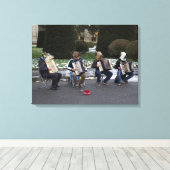 Dierenconcert Canvas Afdruk (Insitu (Houten vloer))