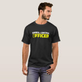 Dierencontrole Reddingsfunctionaris  Professionele T-shirt (Voorkant volledig)