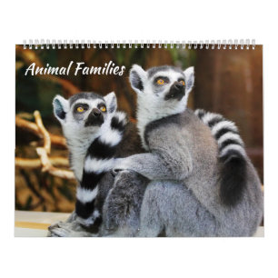 Dierenfamilies Kalender