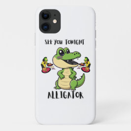 Dierenfeest Alligator iPhone 11 Hoesje