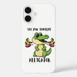 Dierenfeest Alligator iPhone 16 Hoesje