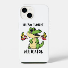 Dierenfeest Alligator iPhone 14 Hoesje