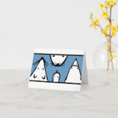 Dierengezichten Kaart (Gele Bloem)