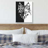 Dierengidsen 11x14" canvas afdruk (Insitu (Slaapkamer))