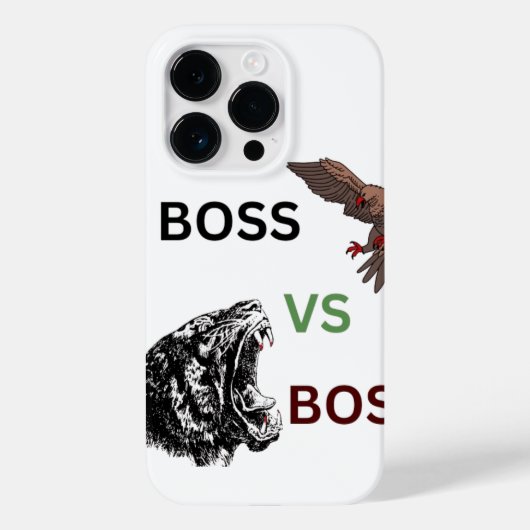 Dierenhoes Boss Case-Mate iPhone Case (Achterkant)
