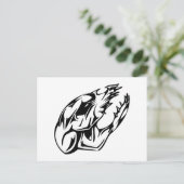 Dierenhuid Briefkaart (Staand voorkant)