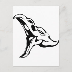 Dierenhuid Briefkaart