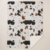 dierenhuid sherpa deken (Voorkant)