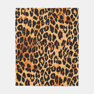 Dierenhuidpatroon naadloos. fleece deken