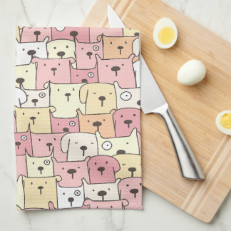 Dierenillustratie Theedoek