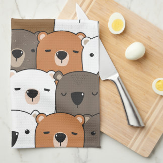 Dierenillustratie Theedoek