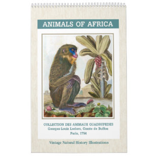  dierenillustraties 2026 kalender