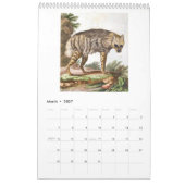 dierenillustraties 2026 kalender (Mar 2027)
