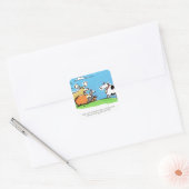 Dierenklik Vierkante Sticker (Envelop)