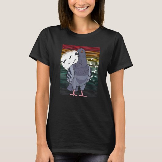 Dierenkudde van trekvogels (Pi) T-shirt (Voorkant)