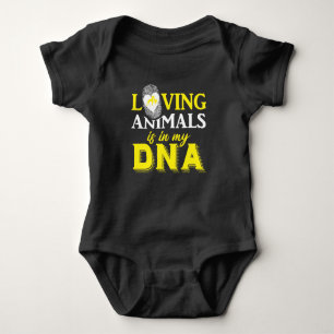 Dierenliefde is mijn DNA Veganism Pet Romper