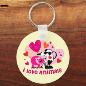 Dierenliefde Sleutelhanger (Voorkant)