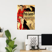 dierenliefhebber , wijngaardaffiche poster (Thuiskantoor)