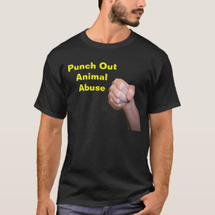 Dierenmishandeling uitroeien t-shirt