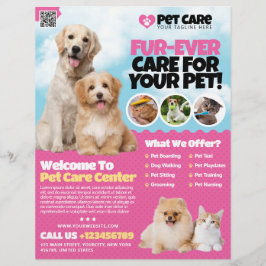 Dierenopvang / Pet Hotel Flyer